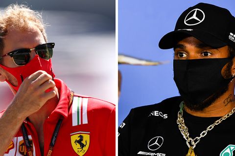 Sebastian Vettel und Lewis Hamilton