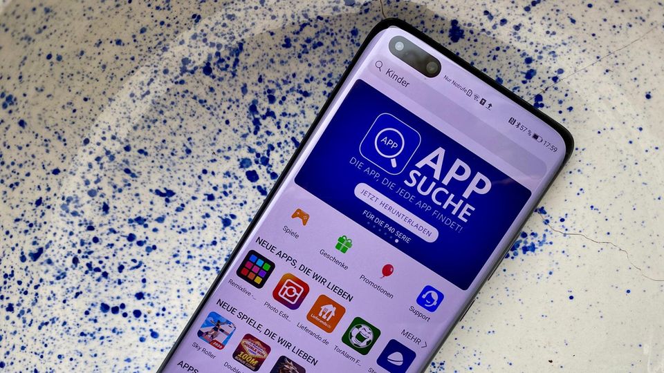 Bis zu 100-fachem Zoom: Die App Gallery ist zwar mittlerweile gut gefüllt, an den Play Store kommt sie aber nicht heran Die App Gallery ist zwar mittlerweile gut gefüllt, an den Play Store kommt sie aber nicht heran