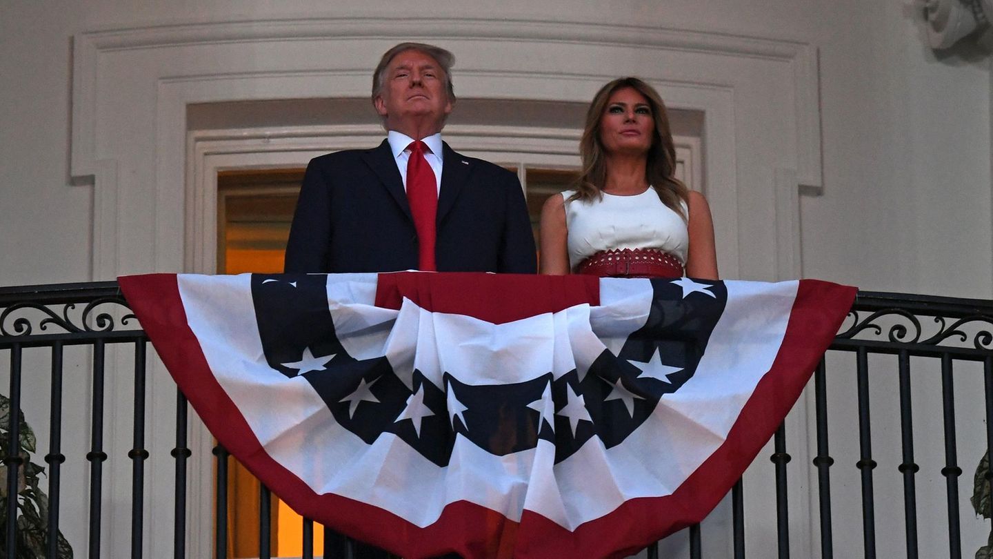 US-Präsident Donald Trump und First Lady Melania Trump