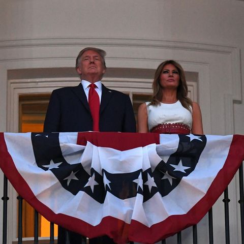 US-Präsident Donald Trump und First Lady Melania Trump
