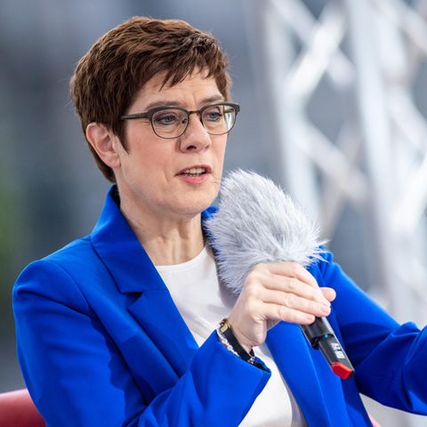 Annegret Kramp-Karrenbauer, CDU-Parteivorsitzende und Bundesverteidigungsministerin, im ARD-Sommerinterview