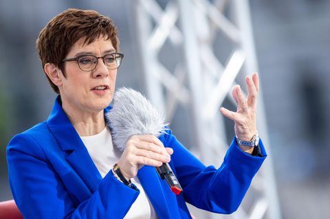 Annegret Kramp-Karrenbauer, CDU-Parteivorsitzende und Bundesverteidigungsministerin, im ARD-Sommerinterview