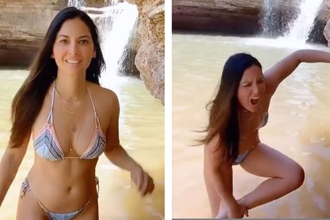 Schauspielerin Olivia Munn posiert in Bikini – das geht mächtig schief
