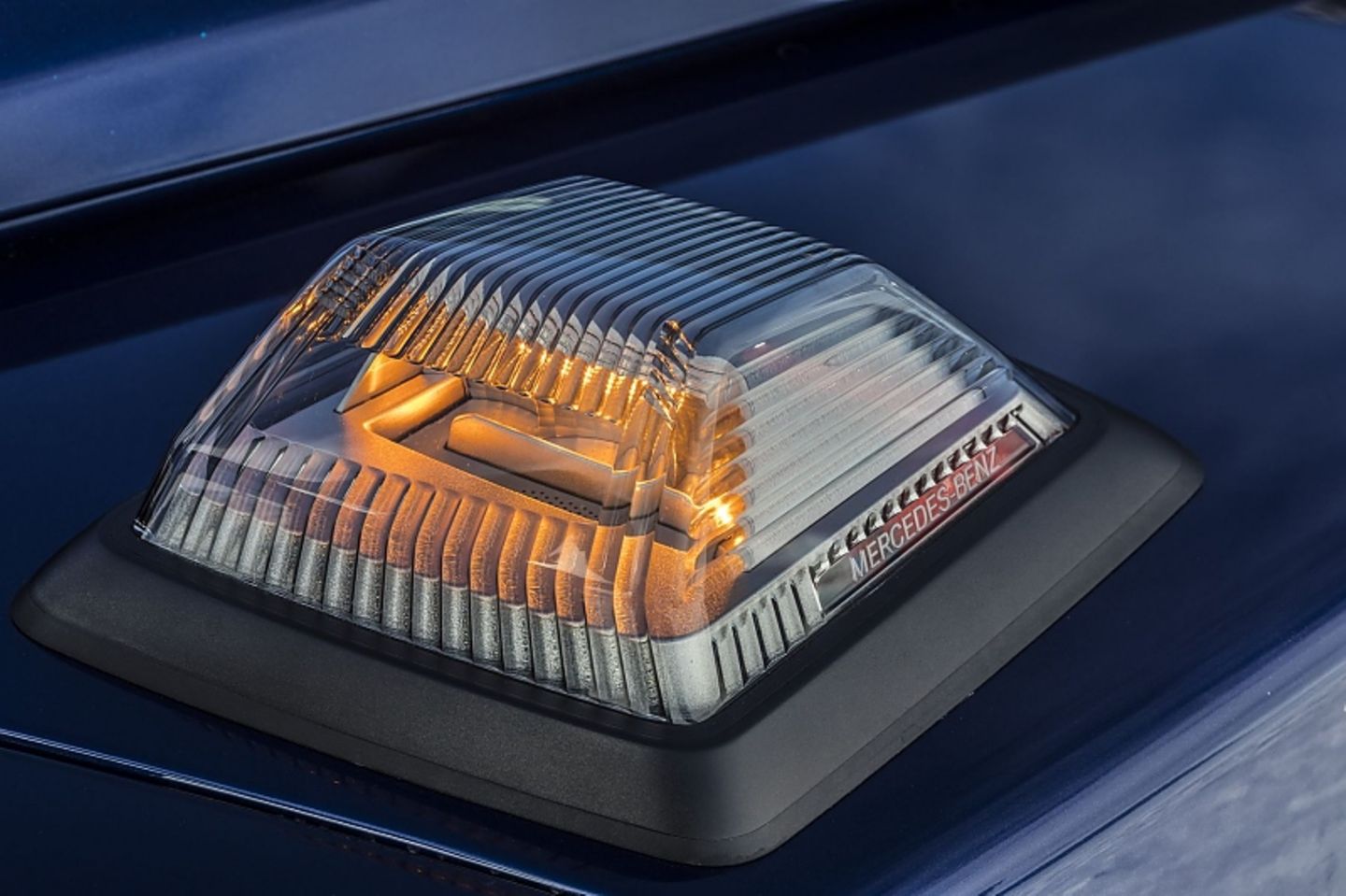 Reminiszenz an den Klassiker: aufgesetzte Blinker