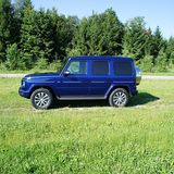 Die Mercedes G-Klasse ist fast zwei Meter hoch