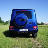 Die Kofferraumtür ist seitlich angeschlagen, was beim Beladen in der Stadt manchmal nicht ganz optimal ist