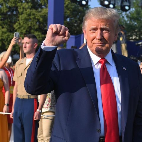 Donald Trump ballt die Faust