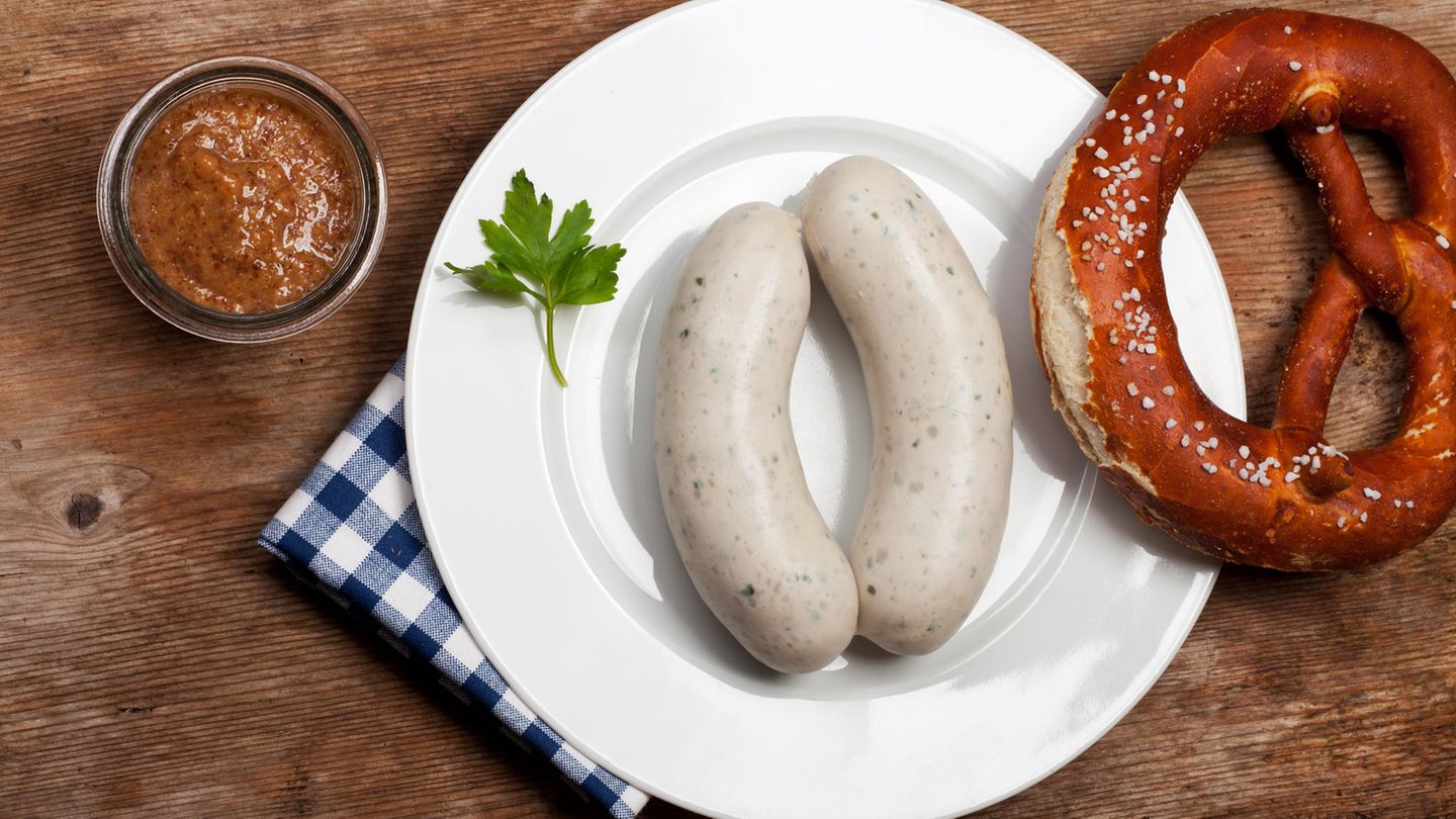 Brezeln und Weißwürste