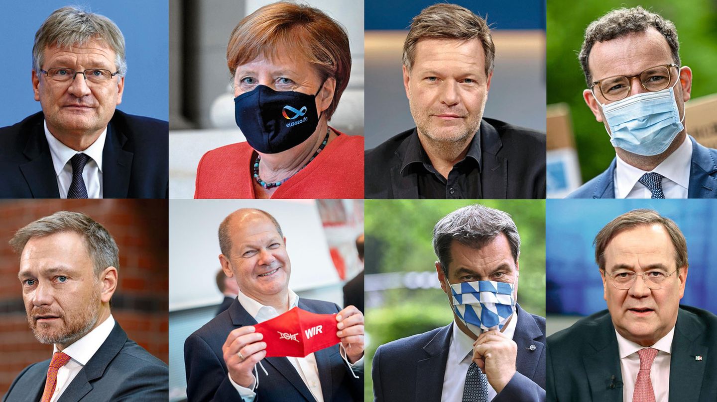 Zusammenschnitt der Politiker