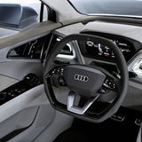 Das Lenkrad des Prototyps ist mit einigen Bedienelementen versehen