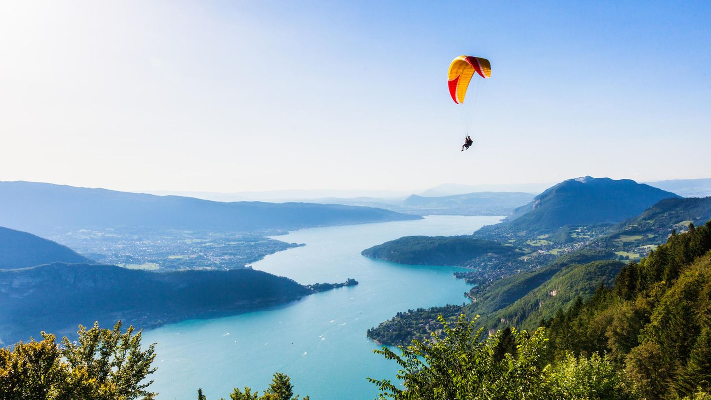 Auszeit vom Job: Gleitschirmfliegen