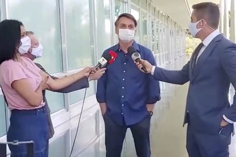 Bolsonaro gibt Interview