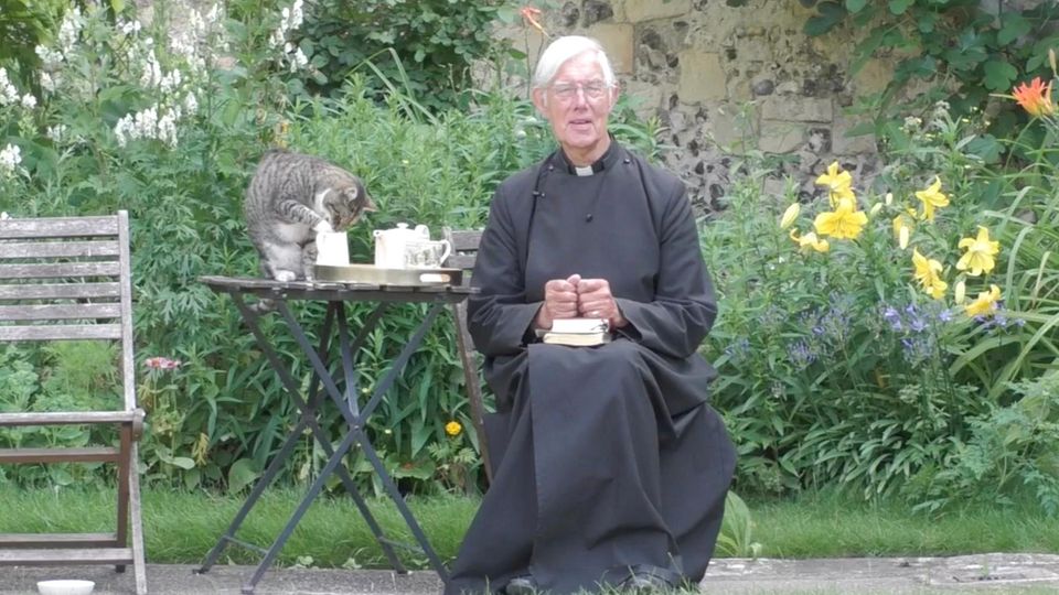 Kathedrale von Canterbury: Während Online-Predigt: Katze stiehlt Priester die Show