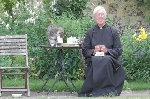 Kathedrale von Canterbury: Während Online-Predigt: Katze stiehlt Priester die Show