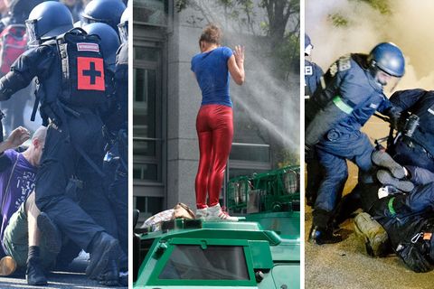 Polizeieinsätze bei G20-Gipfel in Hamburg