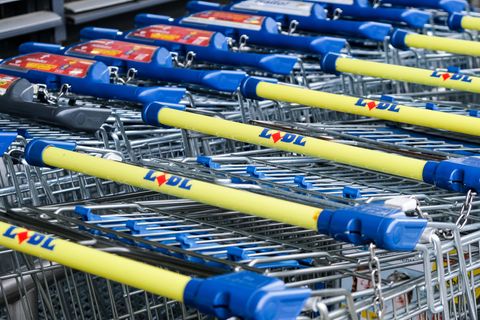 Einkaufswagen von Lidl