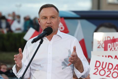 Der polnische Präsident Andrzej Duda