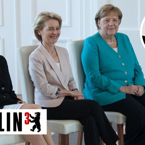 Annegret Kramp-Karrenbauer, Ursula von der Leyen und Angela Merkel
