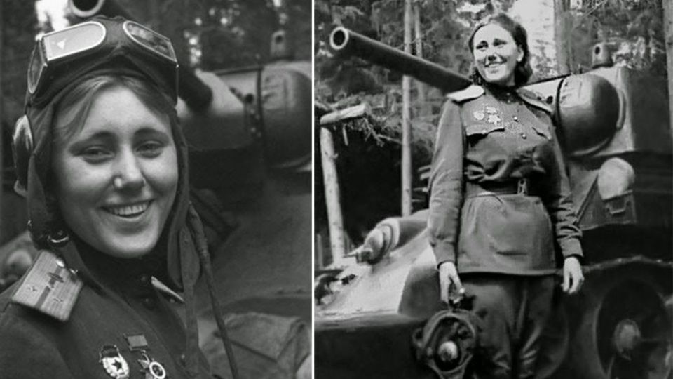Alexandra G. Samusenko commanded a T-34 in the Battle for Kursk. Shortly before the end of the war, Samusenko fell - 70 kilometers from Berlin.