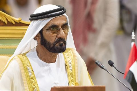 Der Emir von Dubai, Scheich Mohammed bin Rashid Al Maktoum. Im Frühjahr urteilte ein britisches Gericht, der Emir können für die Entführung zweier seiner Töchter verantwortlich gemacht werden