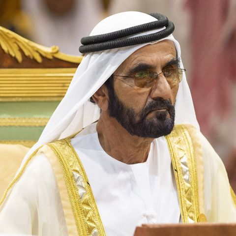 Der Emir von Dubai, Scheich Mohammed bin Rashid Al Maktoum. Im Frühjahr urteilte ein britisches Gericht, der Emir können für die Entführung zweier seiner Töchter verantwortlich gemacht werden