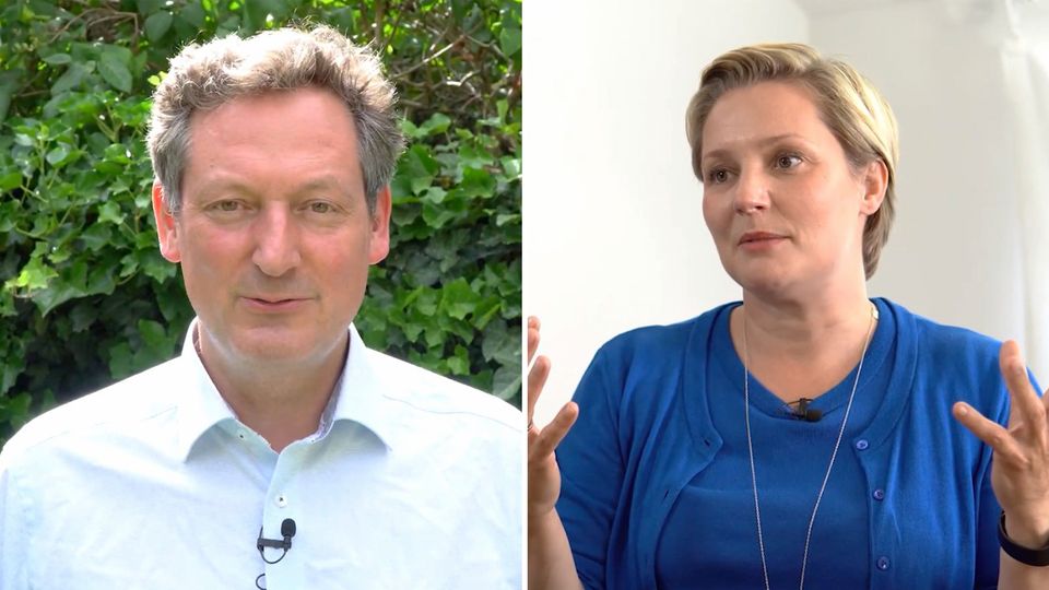 Eckart von Hirschhausen und Janine Steeger