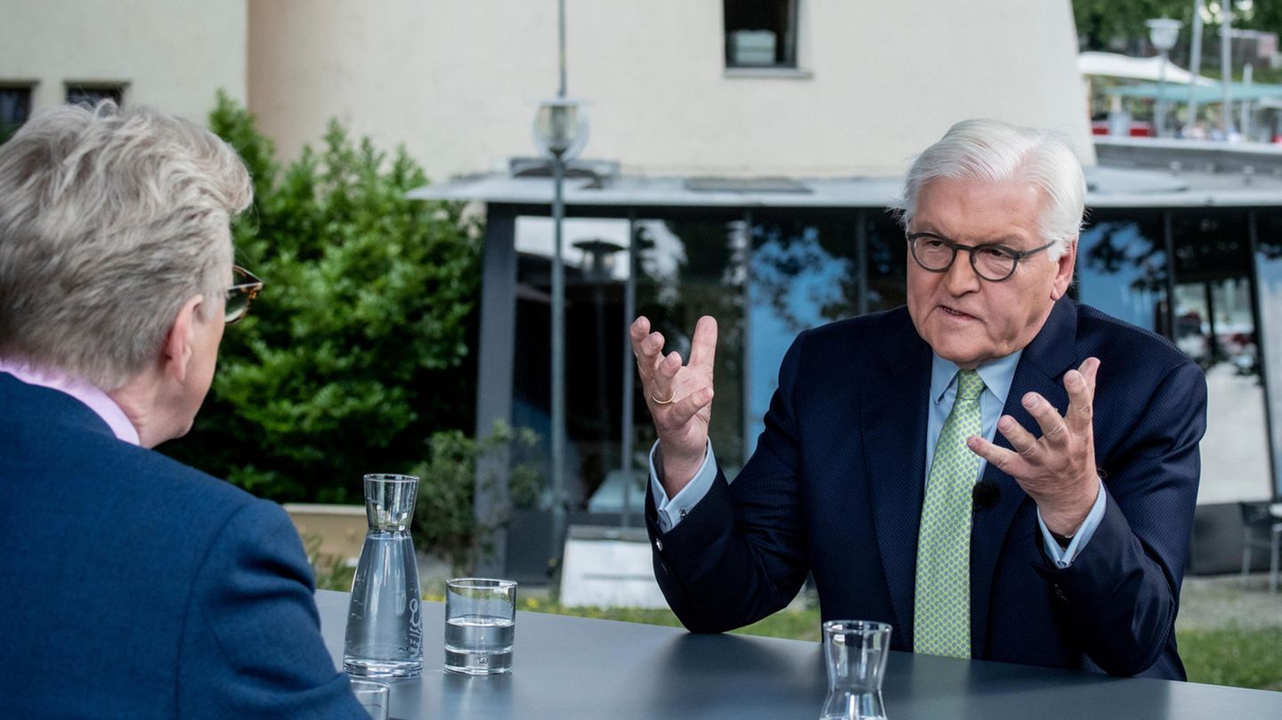 Theo Koll und Bundespräsident Frank-Walter Steinmeier