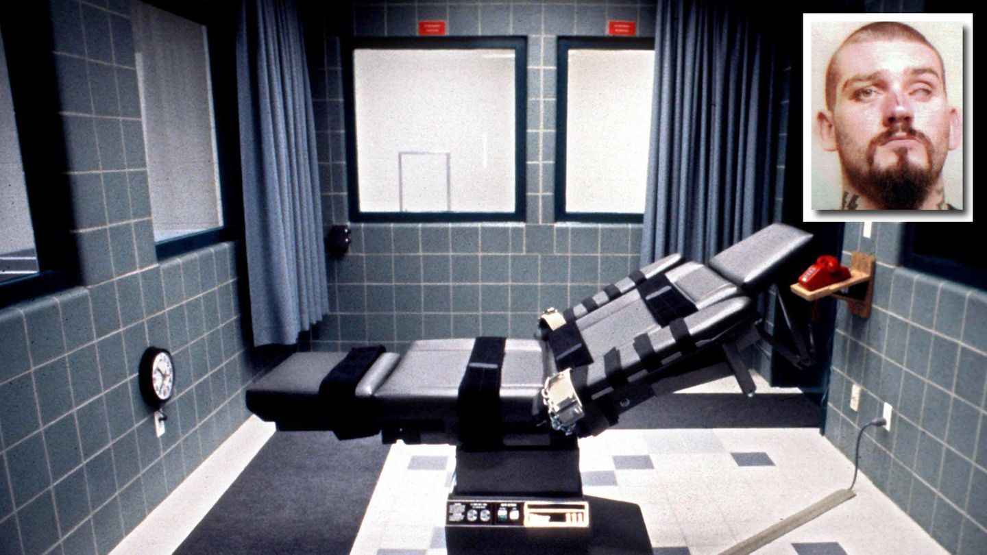 Hinrichtungsstuhl im US-Bundesgefängnis in Terre Haute in Indiana