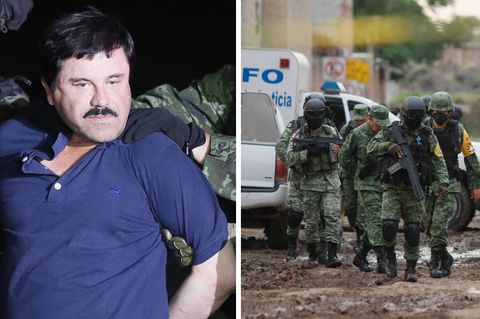 Festnahme von "El Chapo"; Sicherheitskräfte in Mexiko