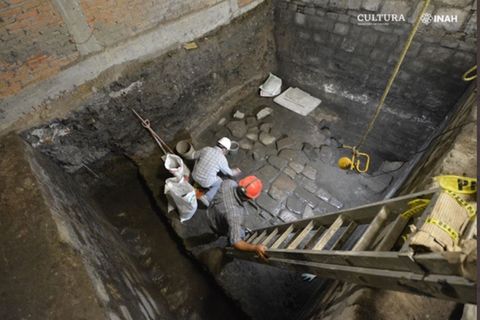 Mexiko-Stadt: Forscher legen Basaltböden frei, die zum Palast des Herrschers Axayácatl gehörten