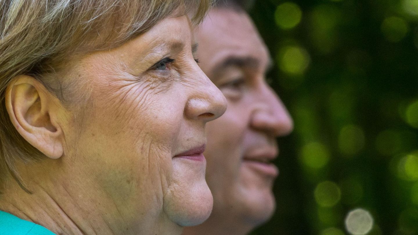 Merkel und Soeder Merkel und Soeder