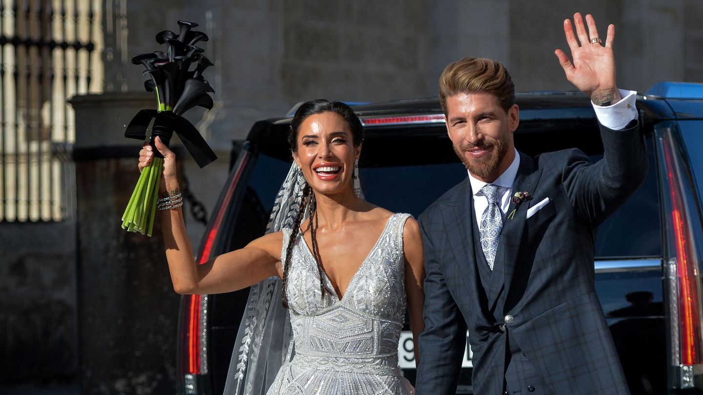 Sergio Ramos bei seiner Hochzeit mit Pilar Rubio im Juni 2019