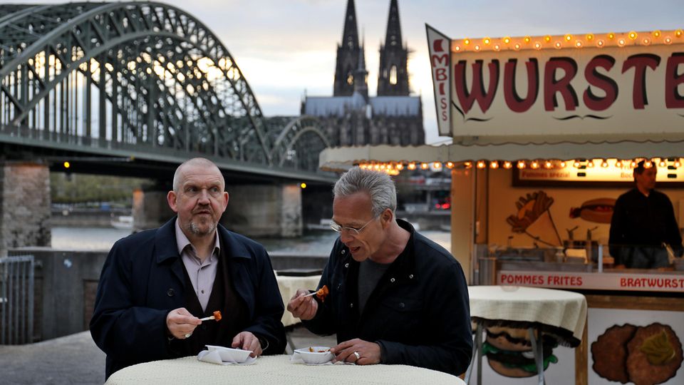 "Tatort" Köln: Ballauf und Schenk auf eine Currywurst von der Wurstbraterei