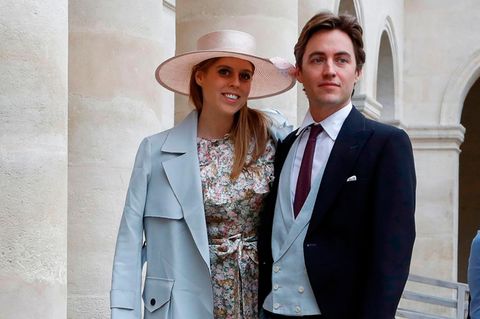 Prinzessin Beatrrice und Edoardo Mapelli im vergangenen Jahr in Paris