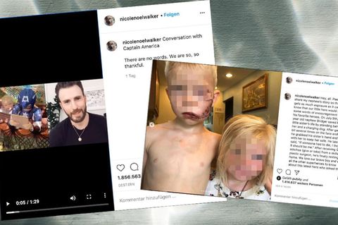 Chris Evans schickte Bridger eine Videobotschaft