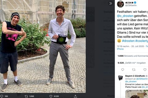 ZSK: "Ich habe Besseres zu tun": Diesen Punk-Song will Christian Drosten live auf der Bühne rocken