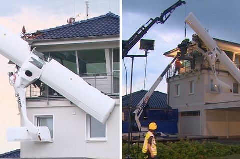 Nachrichten aus Deutschland: Kleinflugzeug fliegt in Flugzeug-Tower bei Berlin