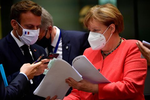Merkel und Macron