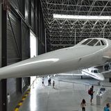 ... und im Aeroscopia-Hangar die F-WTSB: Es war die erste für Air France gefertigte Concorde