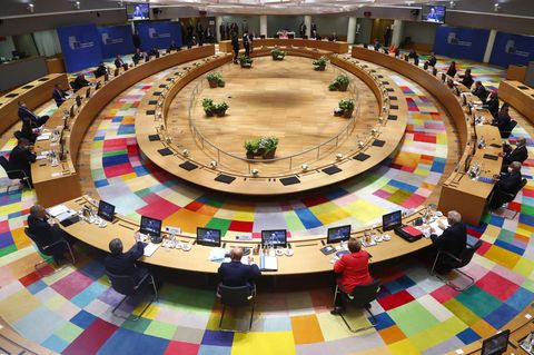 Der runde Tisch des EU-Gipfels