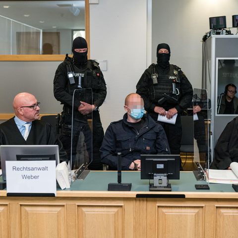 Halle-Attentäter Stephan B. zum Auftakt des Prozesses