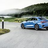 Die Audi A3 Limousine kann sich sehen lesen und hat nichts mehr mit dem Fahrer-mit-Hut Image gemein