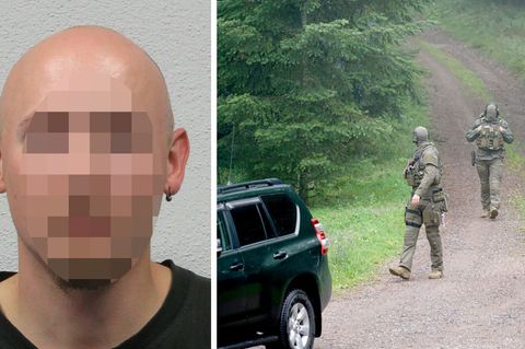 Yves R.; Polizeibeamte im Wald bei Oppenau