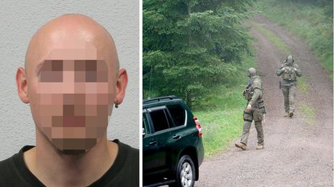 Yves R.; Polizeibeamte im Wald bei Oppenau