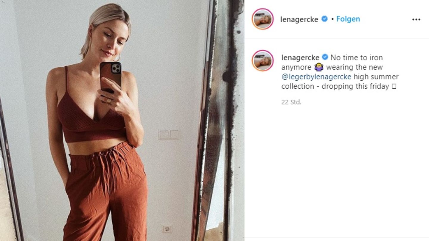 Lena Gercke Prasentiert Auf Instagram Ihren After Baby Body Stern De