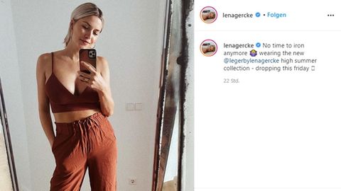 Lena Gercke präsentiert auf Instagram ihren After-Baby-Body