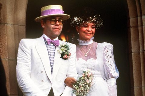 Elton John und Renate Blauel 