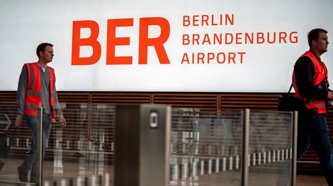 Probelauf am Flughafen Berlin Brandenburg