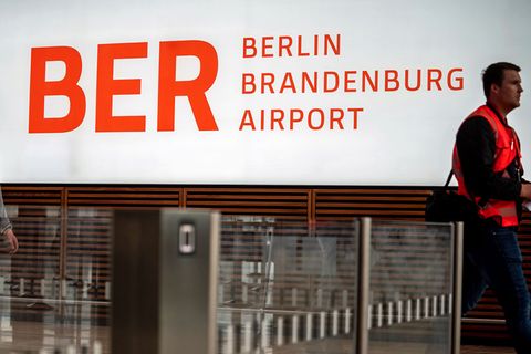 Probelauf am Flughafen Berlin Brandenburg