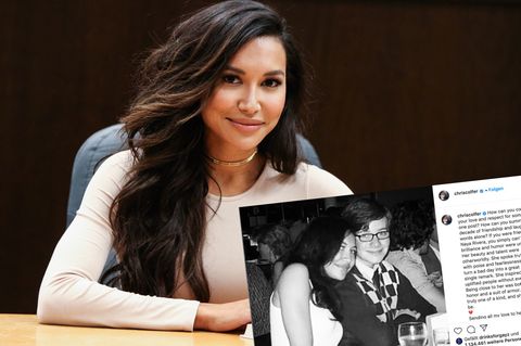 Naya Rivera und Chris Colfer